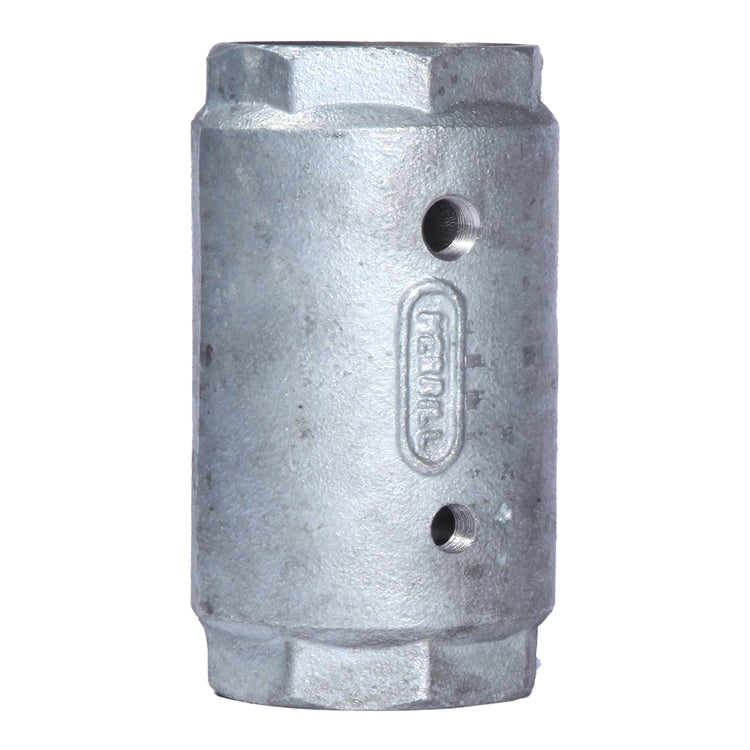 Merrill Double Tap Check Valve – Zinc-Plated, No-Spin Poppet, Dual Taps | CVIT