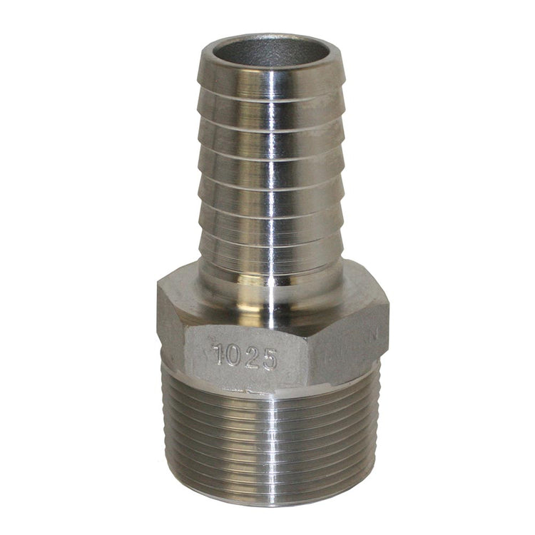 Stainless Steel Male Adapter with Hex – Plastic Pipe to MIP | SSMA