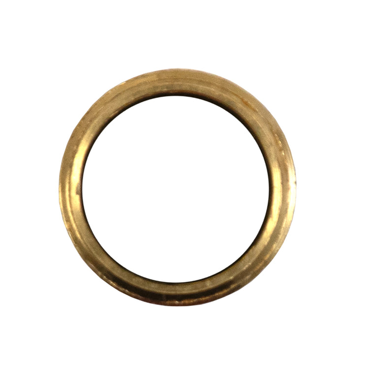 Round Yellow Brass Male Adapter – No Lead, MIP Connection