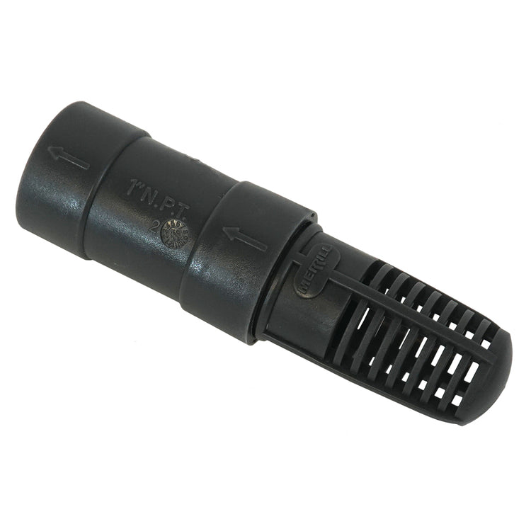 Molded Polymer Foot Valve – Spring-Loaded Non-Corrosive Check Valve