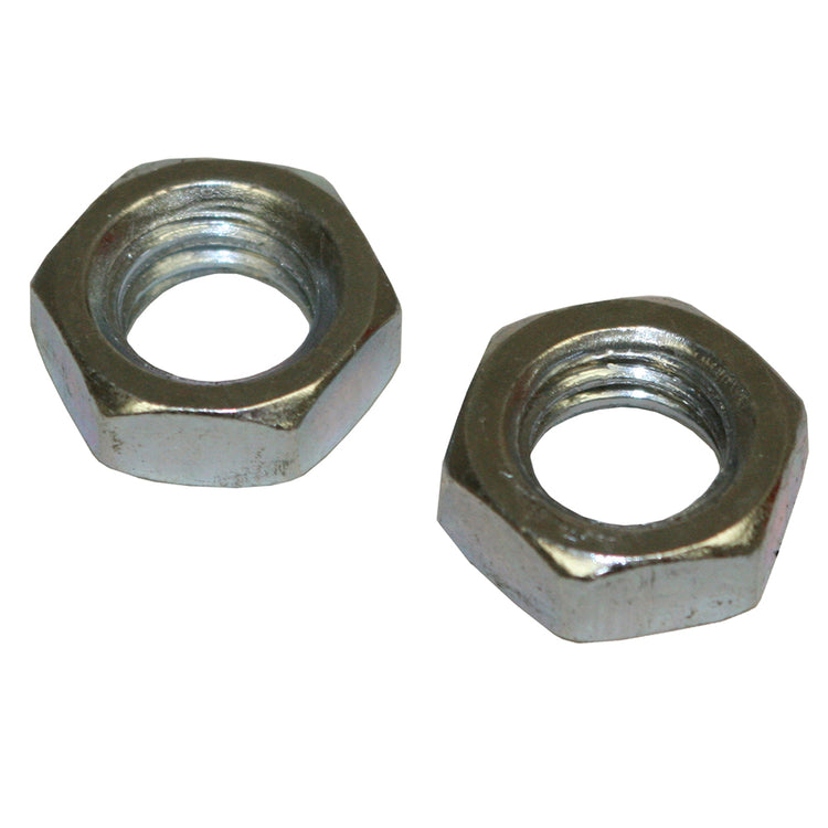 3/8" - 16 Plated Hex Jam Nut