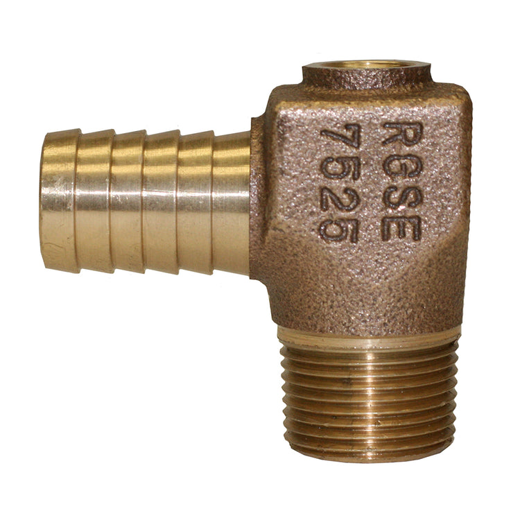 Red Brass Ground Source Elbow – Durable Geotermal Fitting | RGSE
