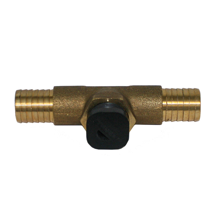 Bleeder Orifice Tee – No Lead Brass with Molded Rubber Flapper Valve