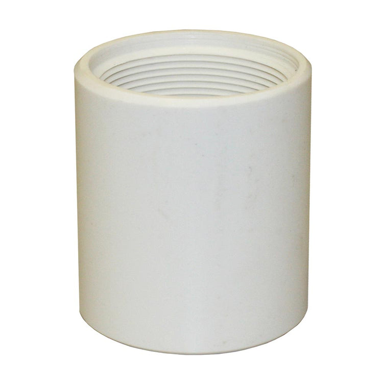 PVC Drop Pipe Coupling – Threaded Connector for Submersible Pumps, NPT Tapered Threads | PDC