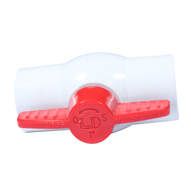 PVC Ball Valve – Full Port | High-Flow Direct Glue Connection
