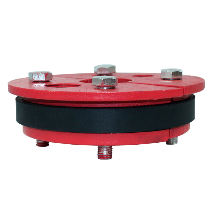 WS Series Cast Iron Well Seal – Single Drop Pipe with Split Top Plate, Cable Tapping & Vent | WS Split