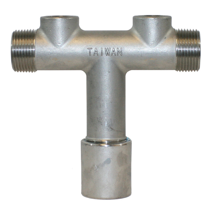 Stainless Steel FIP Tank Tee