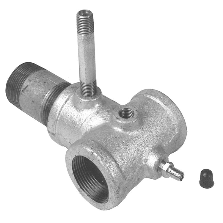 Galvanized Tank Tee – Ductile Iron Fitting for Pressure Switch & Gauge Installation | IAT