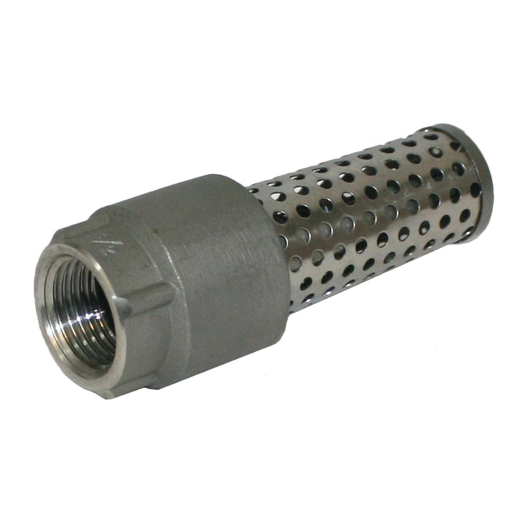 1100E Series Foot Valve (Stainless Steel Viton O-Ring, Stainless Steel Screen) | FVSE