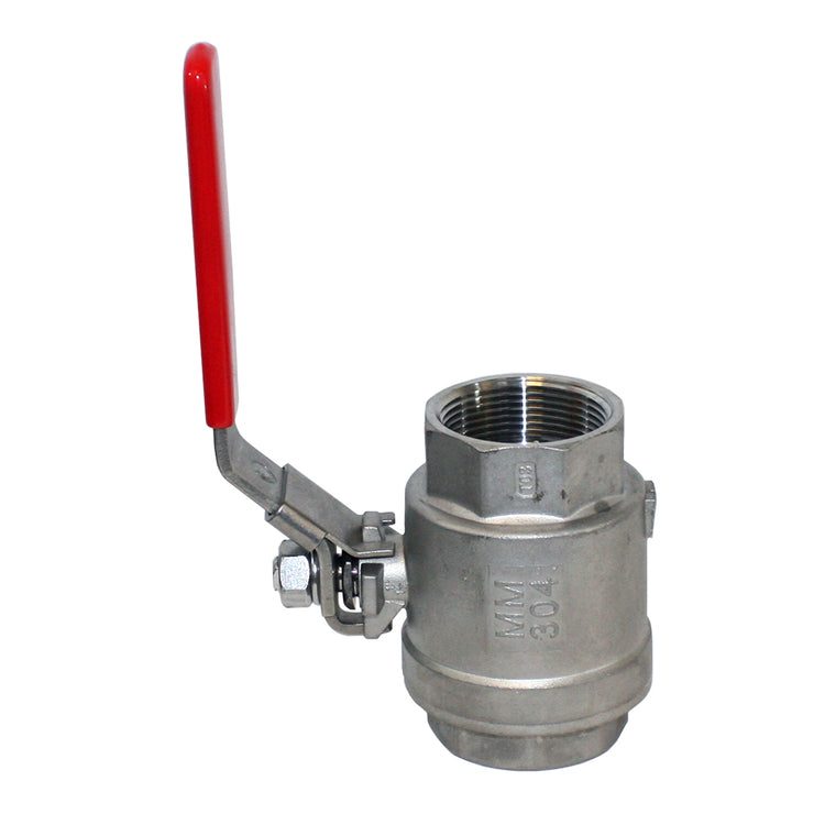 Stainless Steel Ball Valve – Full Port, Teflon Seals, High Pressure
