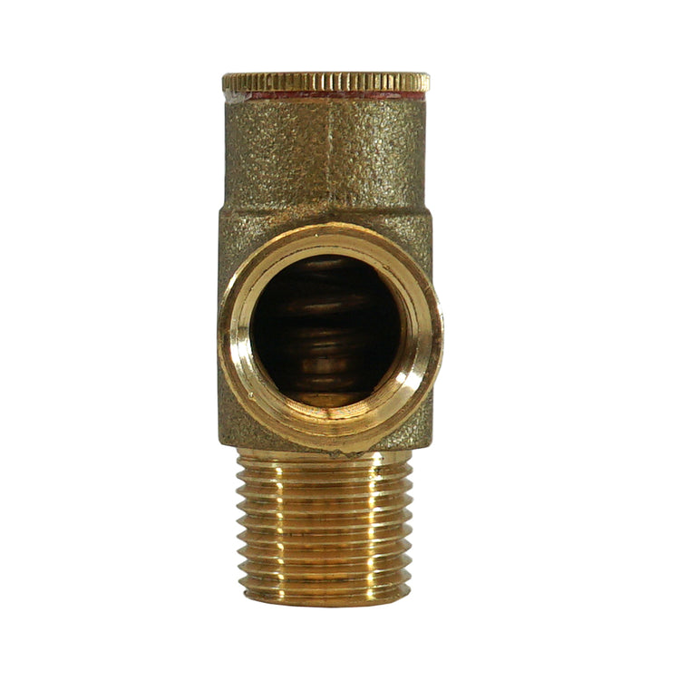 Brass (No Lead) Pressure Relief Valve – 75 PSI & 100 PSI Options | Cold Water System Protection | PRV