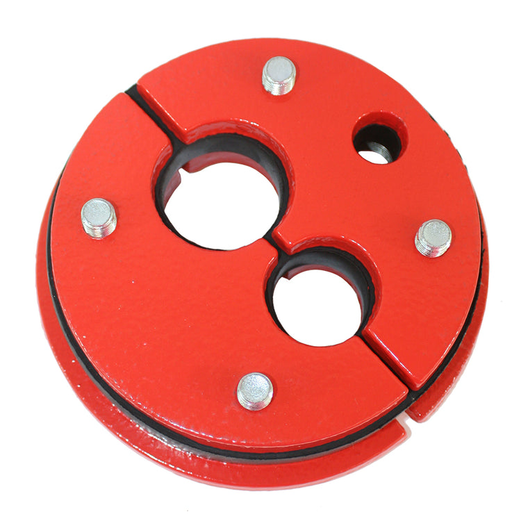 WS Series Well Seal Double Drop Pipe – Painted Cast Iron with Rubber Packer | WS Double Drop Split