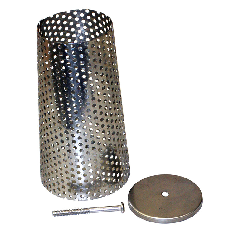 Stainless Steel Foot Valve Screen with End Cap & Screw – Corrosion-Resistant Replacement Kit
