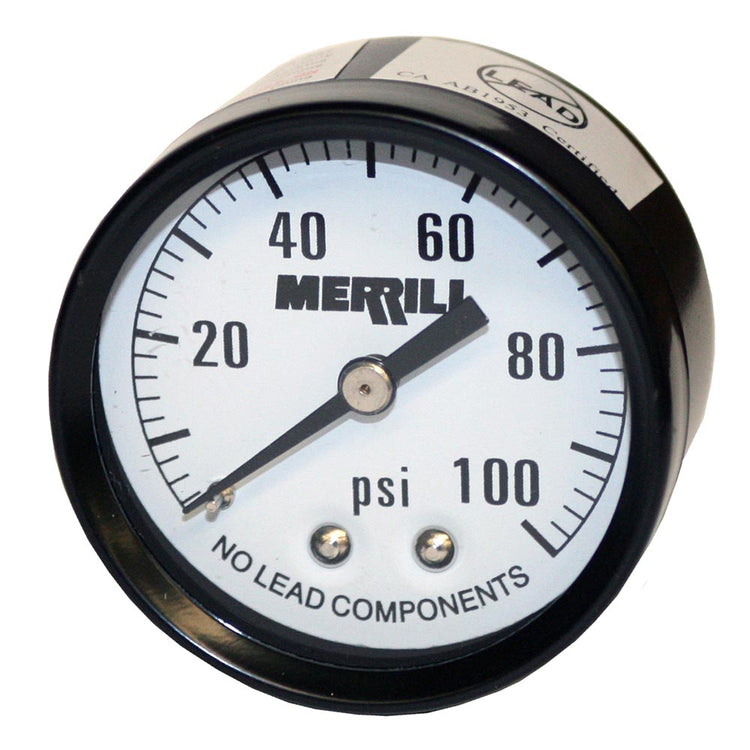 Dial Pressure Gauge – No Lead, Accurate Brass-Alloy Pressure Gauge for Water, Air & Steam | PGSC