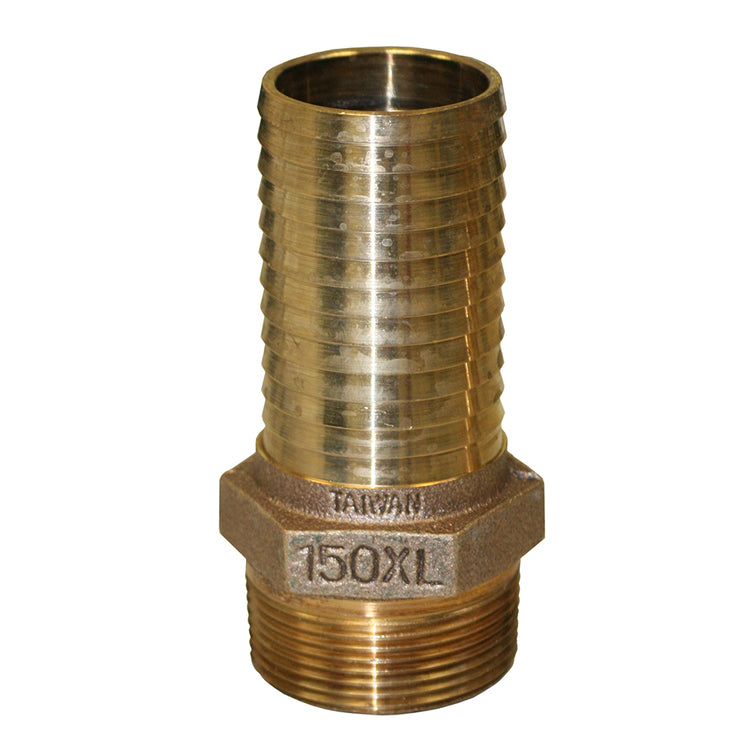 No-Lead Bronze Male Adapter – MIP to Plastic Pipe with Hex Head