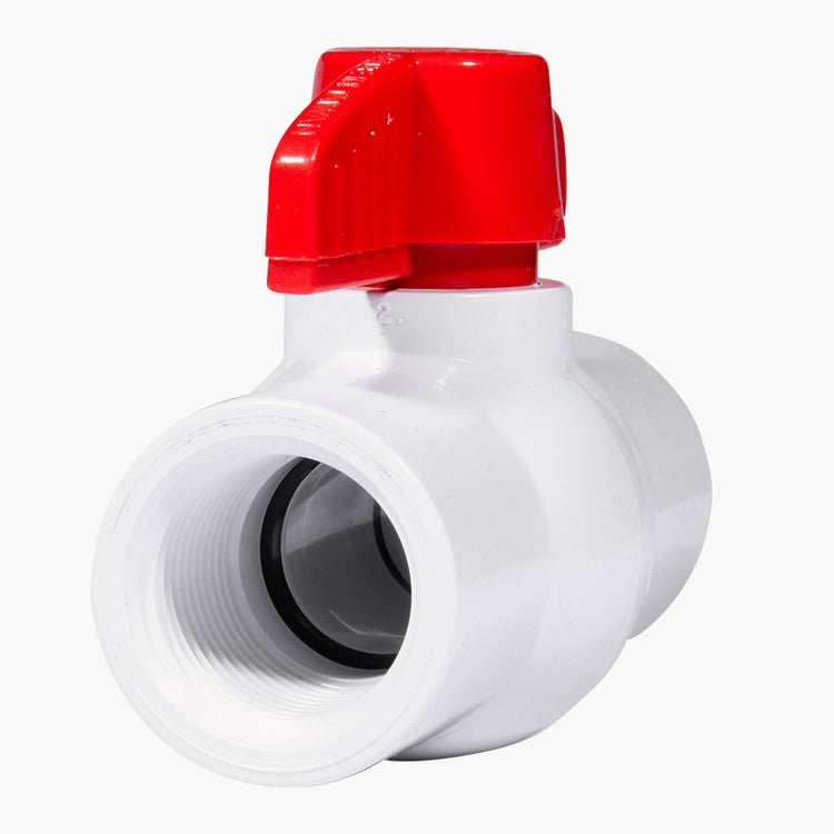 PVC Ball Valve – Full Port | High-Flow Direct Glue Connection | PVCBV