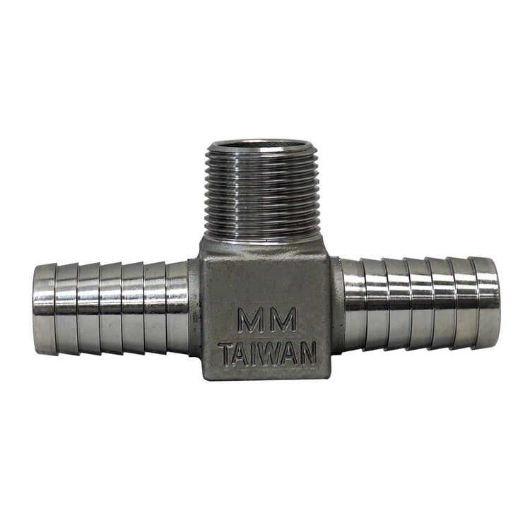 Stainless Steel Hydrant Tee – MIP to Plastic Pipe Connection | SSHT