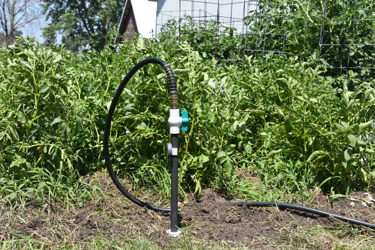 Hide-Drant Straight No-Lead PVC Sanitary Frost-Proof Yard Hydrant - Ideal For Sprinkler On Top