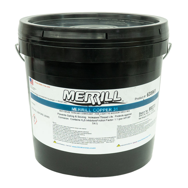 Gallon Merrill Copper 31 Well Drilling Lubricant –Formula 15°F | C31G