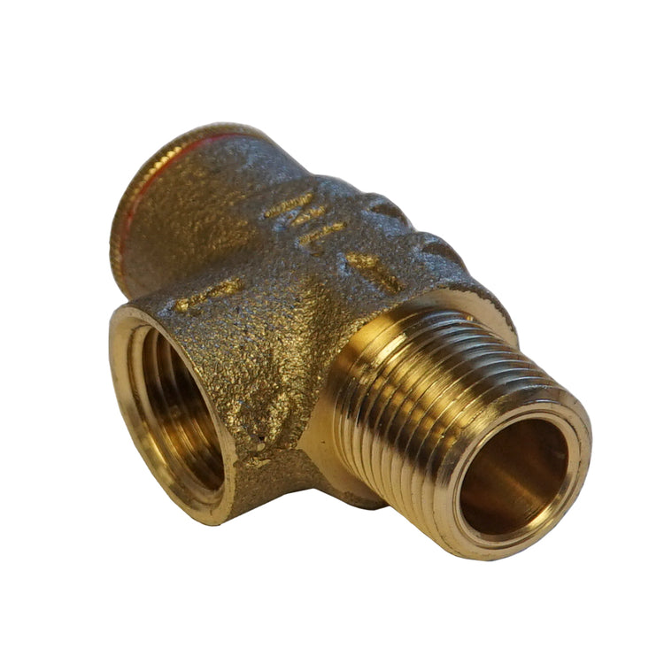 Brass (No Lead) Pressure Relief Valve – 75 PSI & 100 PSI Options | Cold Water System Protection