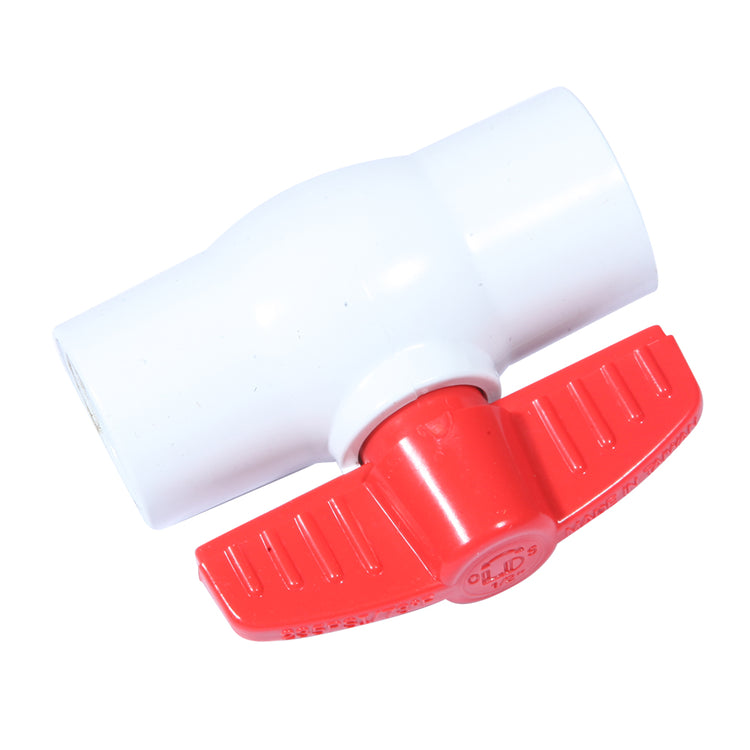 PVC Ball Valve – Full Port | High-Flow Direct Glue Connection