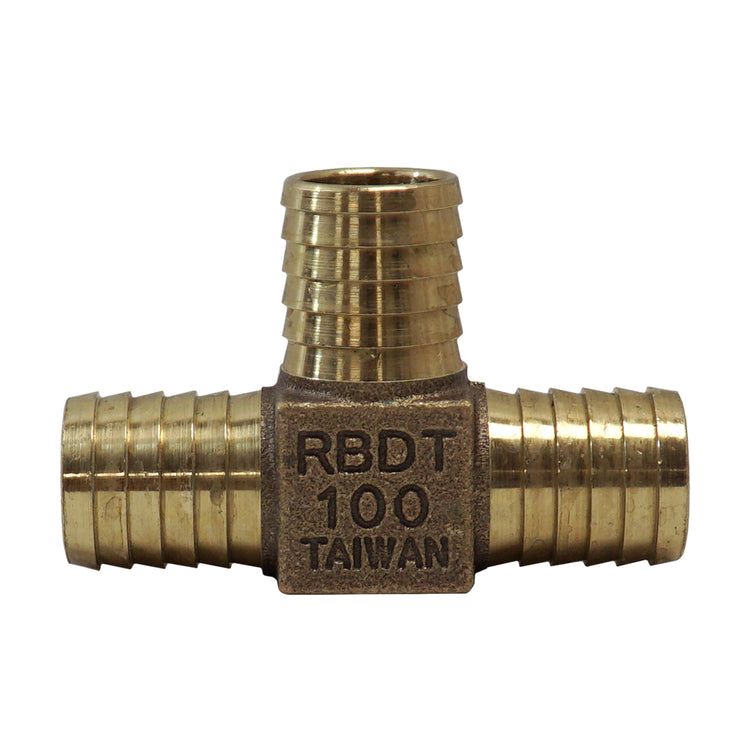 Bronze No-Lead Tee – Plastic Pipe Insert x Insert Fitting | RBDTNL