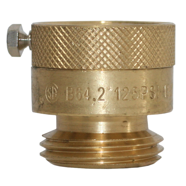 3/4" No-Lead Brass Vaccuum Breaker with Auto Drain - BVBNL75M
