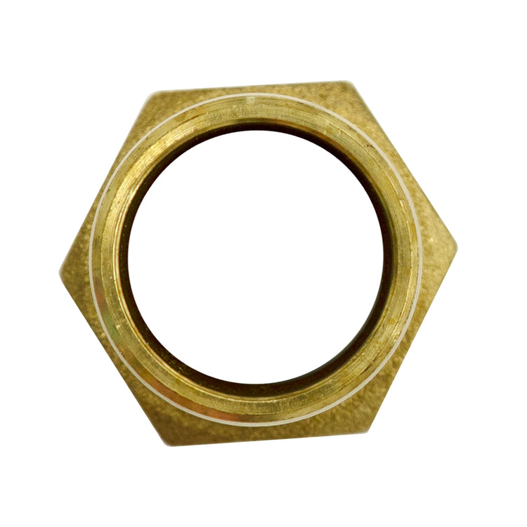 Round Yellow Brass Male Adapter – No Lead, MIP Connection