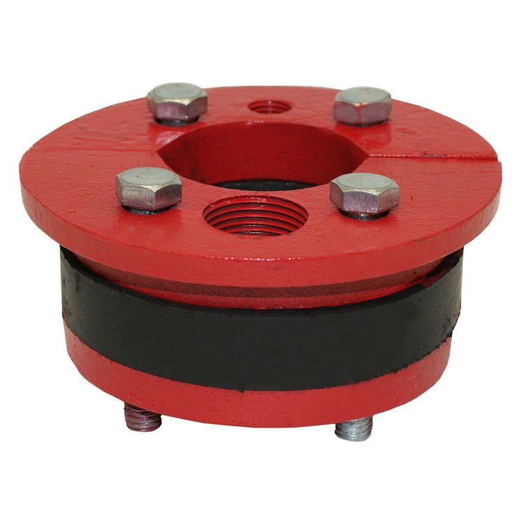WS Series Cast Iron Well Seal – Single Drop Pipe with Split Top Plate, Cable Tapping & Vent | WS Split