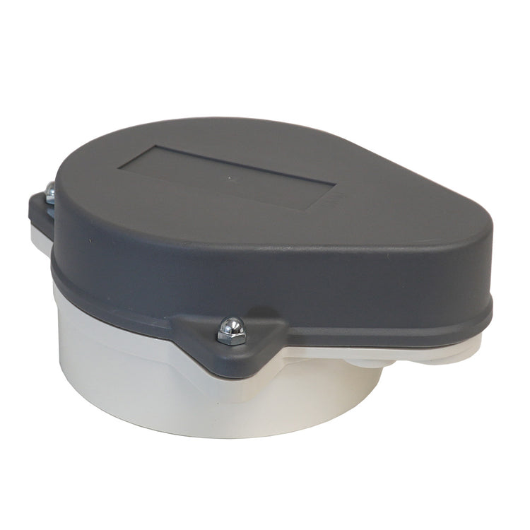 WCOPP Series Sanitary Watertight Cap with 3 or 4 Bolt Holes – UV Resistant Molded Plastic