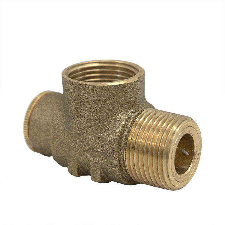 Brass (No Lead) Pressure Relief Valve – 75 PSI & 100 PSI Options | Cold Water System Protection | PRV