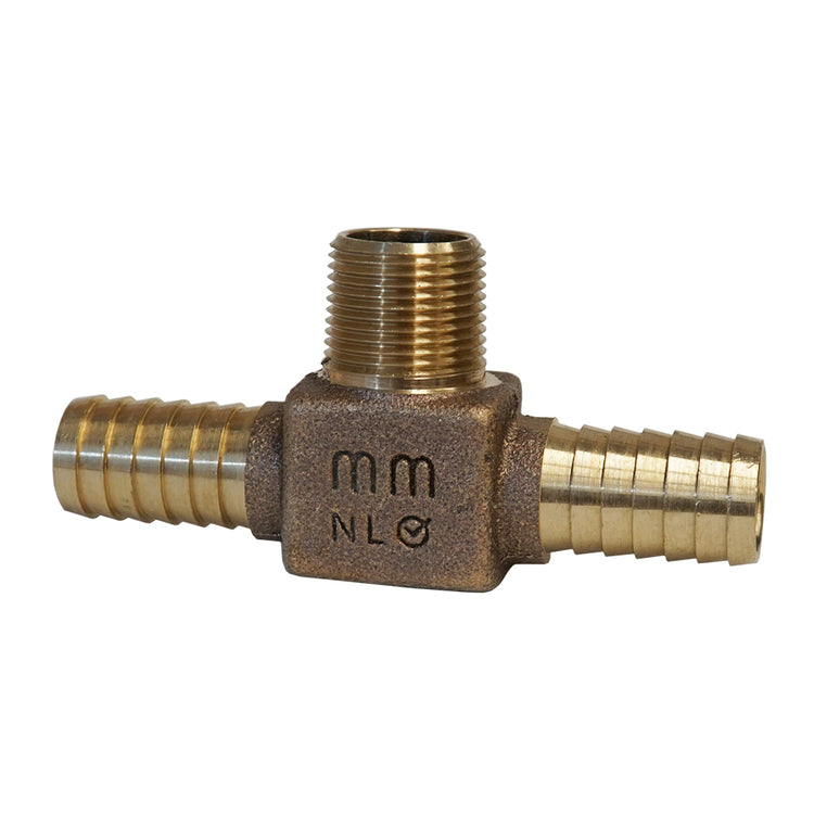 Bronze Tee for Yard Hydrant – No Lead, Heavy-Duty Plumbing Fitting