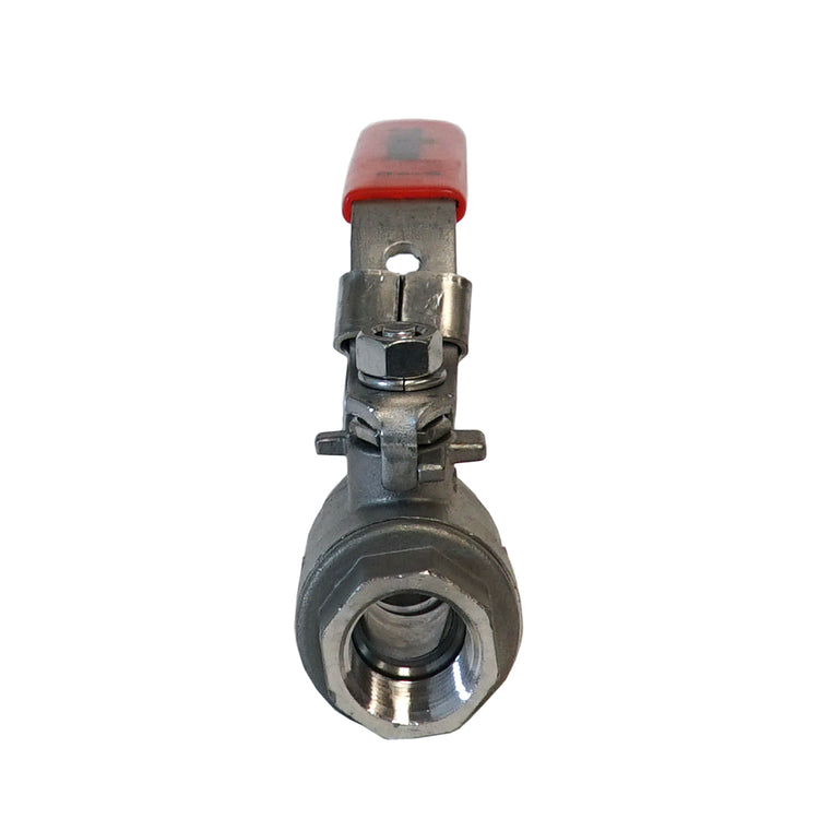 Stainless Steel Ball Valve – Full Port, Teflon Seals, High Pressure
