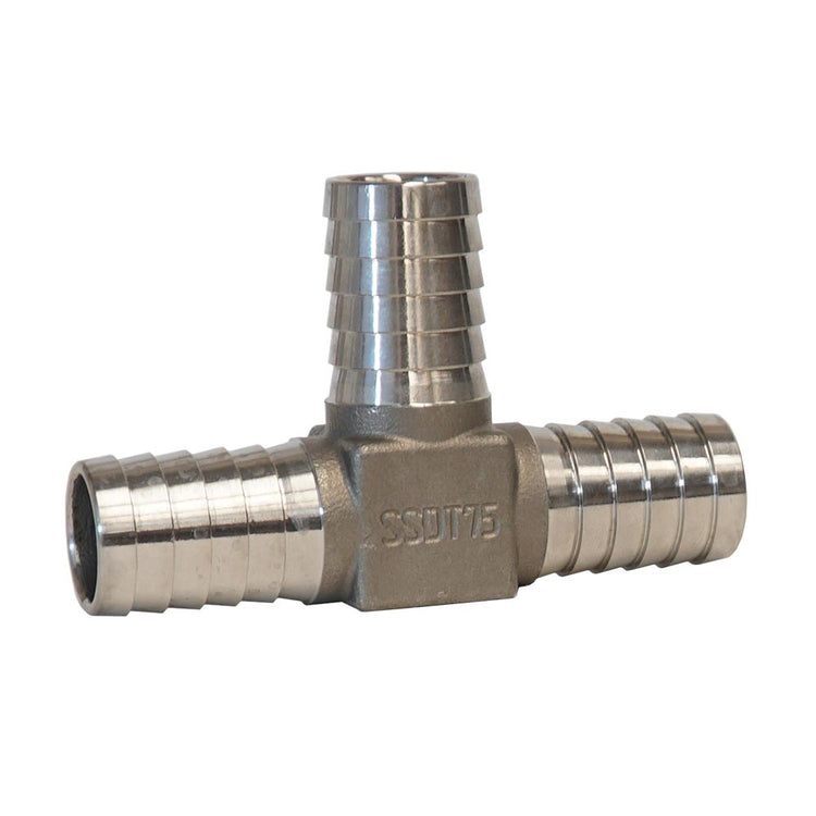 Insert Stainless Steel Tee – Durable 304 Stainless Steel Fitting for Flexible Poly Pipe | SSDT