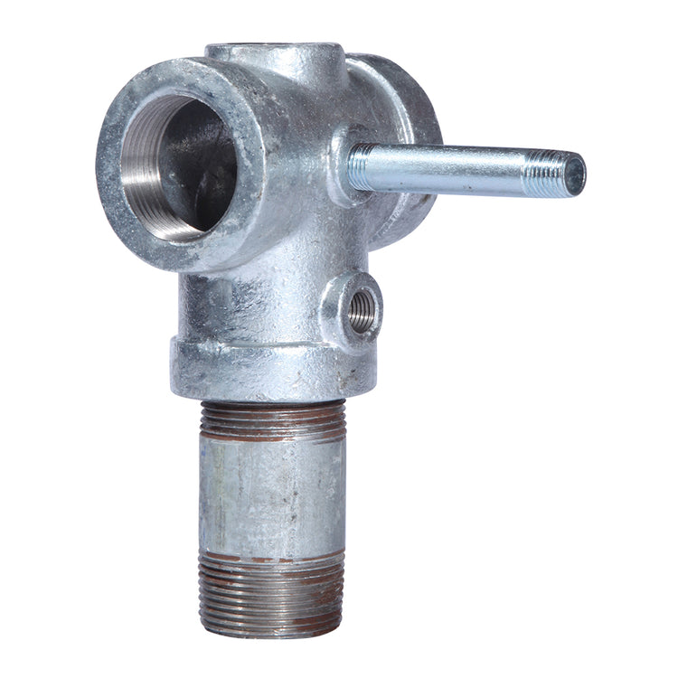 Galvanized Tank Tee with Drain Hole | IATXS