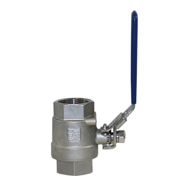 Stainless Steel Ball Valve – Full Port, Teflon Seals, High Pressure