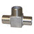 Stainless Steel Hydrant Tee – MIP to Plastic Pipe Connection