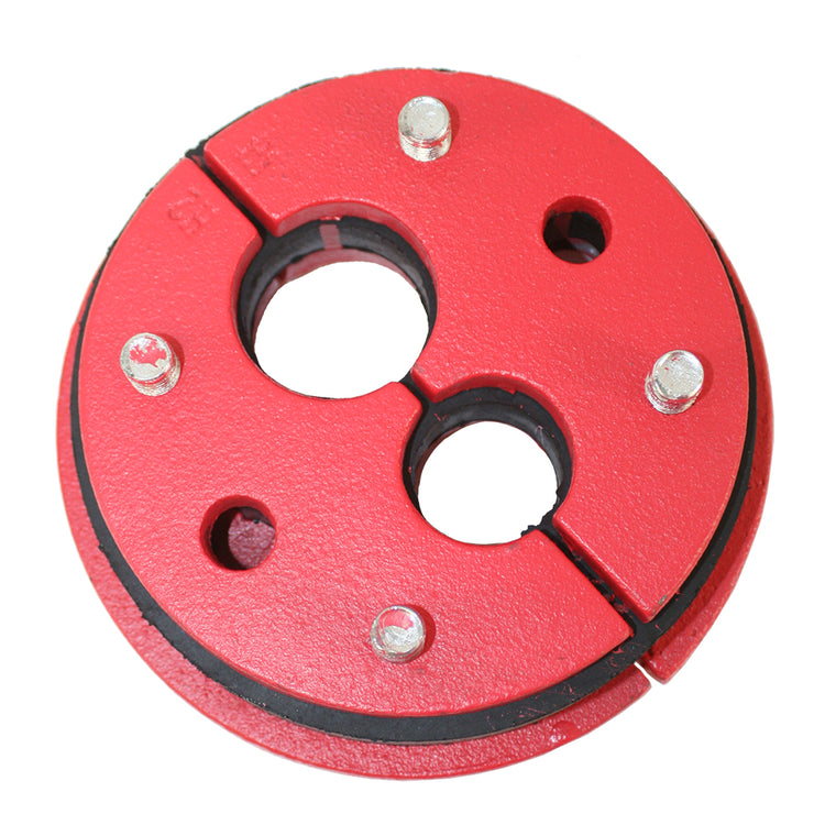 WS Series Well Seal Double Drop Pipe – Painted Cast Iron with Rubber Packer | WS Double Drop Split