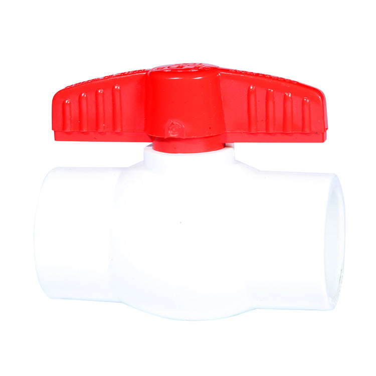 PVC Ball Valve – Full Port | High-Flow Direct Glue Connection