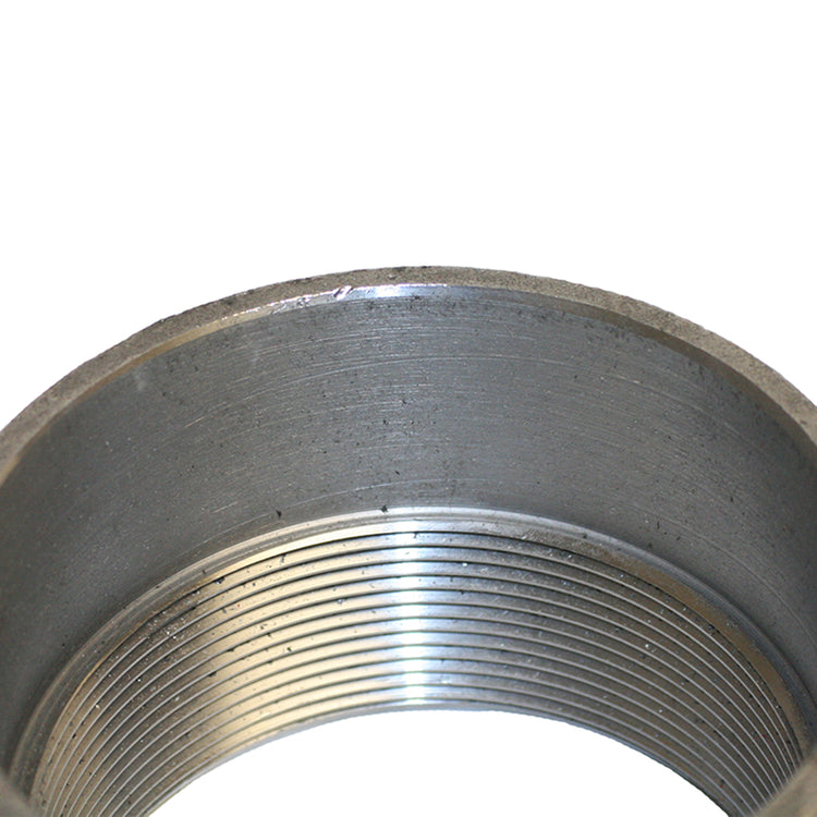 Half Weld Steel Coupling – Durable Pipe Connector. Pipe Thread x Machined Collar to Fit Over Casing to be Welded