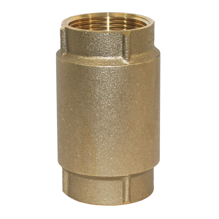 No-Lead Brass Check Valve with No-Spin Poppet | CVNL