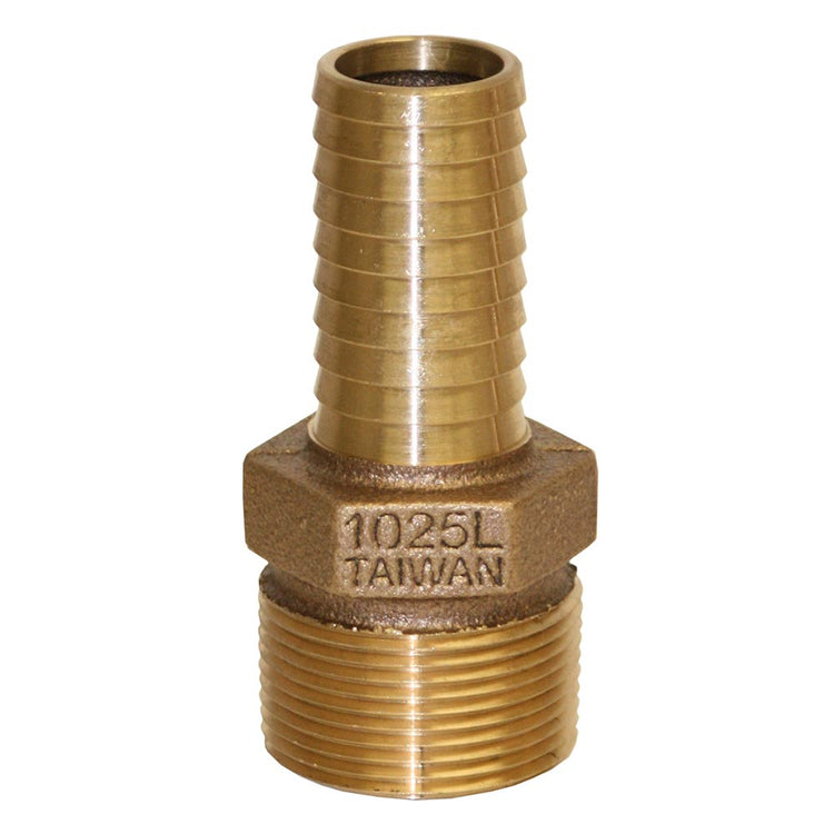 No-Lead Bronze Male Adapter – MIP to Plastic Pipe with Hex Head | RBMANL