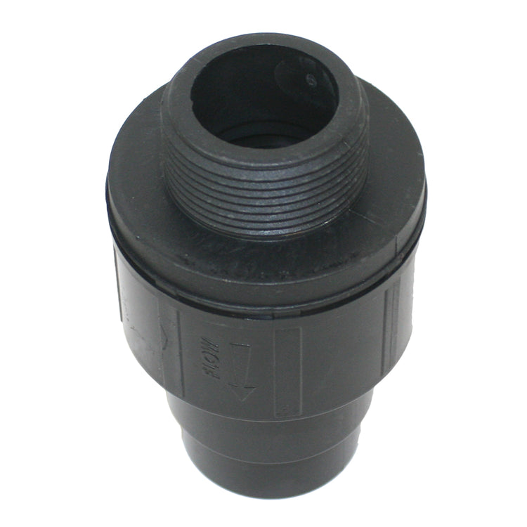 Slip Thermoplastic Sump Pump – Economy Check Valve with High-Flow Flapper, Vertical Installation