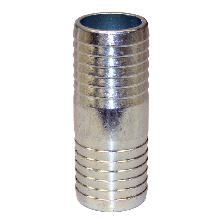 Zinc Plated Steel Coupling Insert Fitting for Poly Pipe Connections – Heavy-Duty Water Well Adapter | SCP