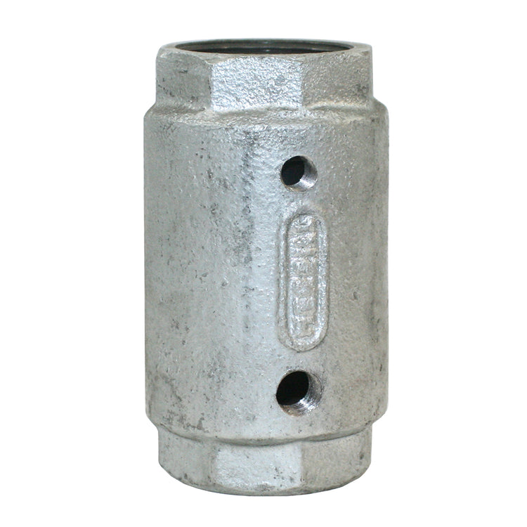 Merrill Double Tap Check Valve – Zinc-Plated, No-Spin Poppet, Dual Taps | CVIT