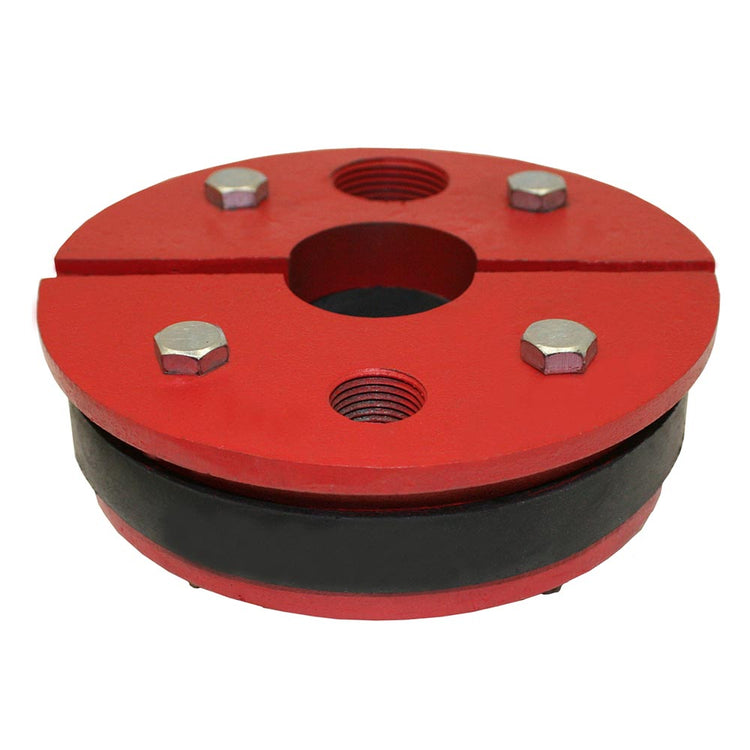 WS Series Cast Iron Well Seal – Single Drop Pipe with Split Top Plate, Cable Tapping & Vent | WS Split