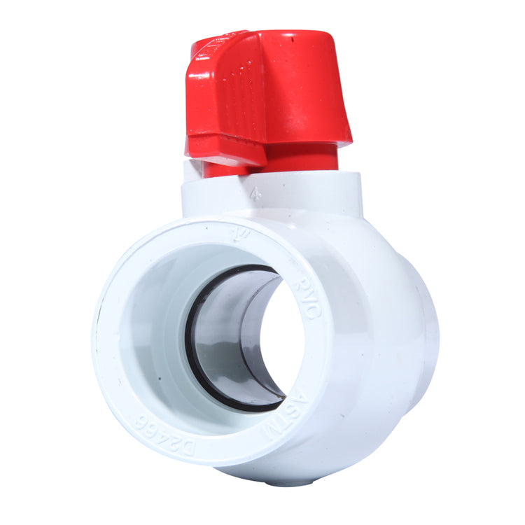PVC Ball Valve – Full Port | High-Flow Direct Glue Connection