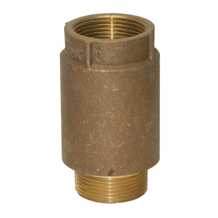 No-Lead Brass Check Valve with No-Spin Poppet | CVNL