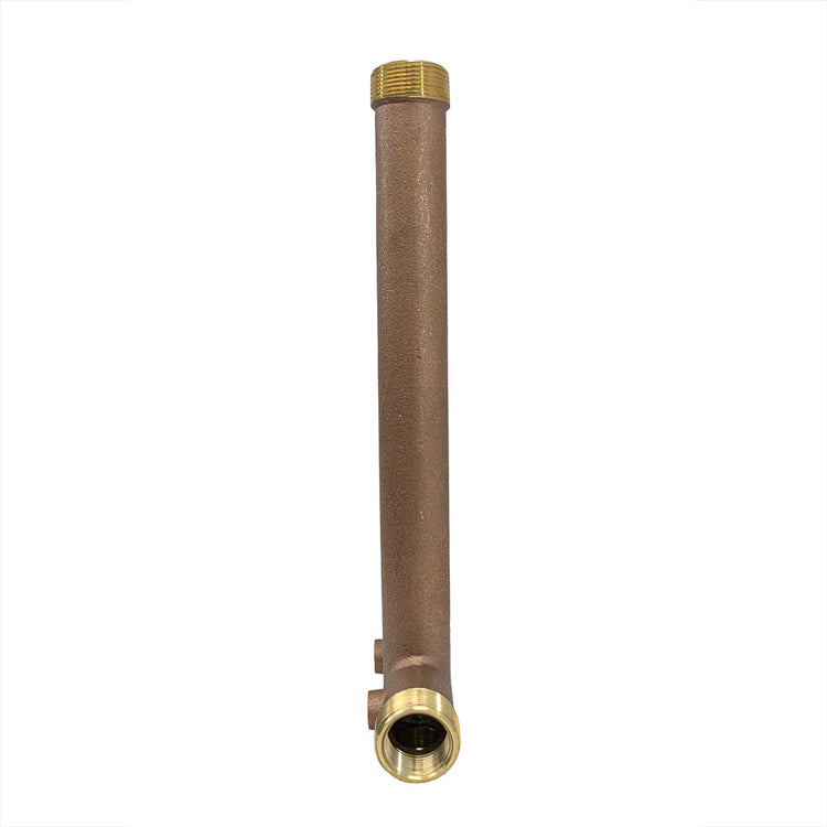 Long Cast Tank Tee – Heavy-Duty No Lead Brass Tee for Pressure Tank Installations | Durable and Corrosion-Resistant | BATNL1-1/4
