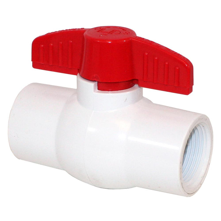 PVC Ball Valve – Full Port | High-Flow Direct Glue Connection | PVCBV